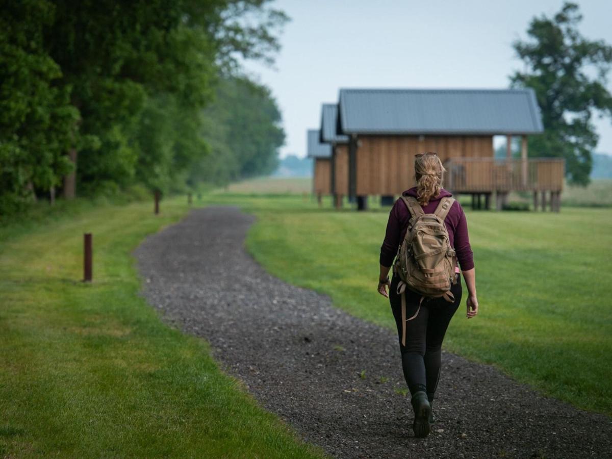 Composite Lodges With Shared Space In Drenthe Ruinerwold Esterno foto